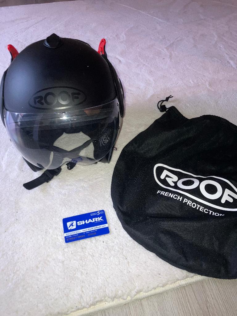 Roof Boxer V8 Alpha Matt Black, Ophalen, M, Systeemhelm, Dames