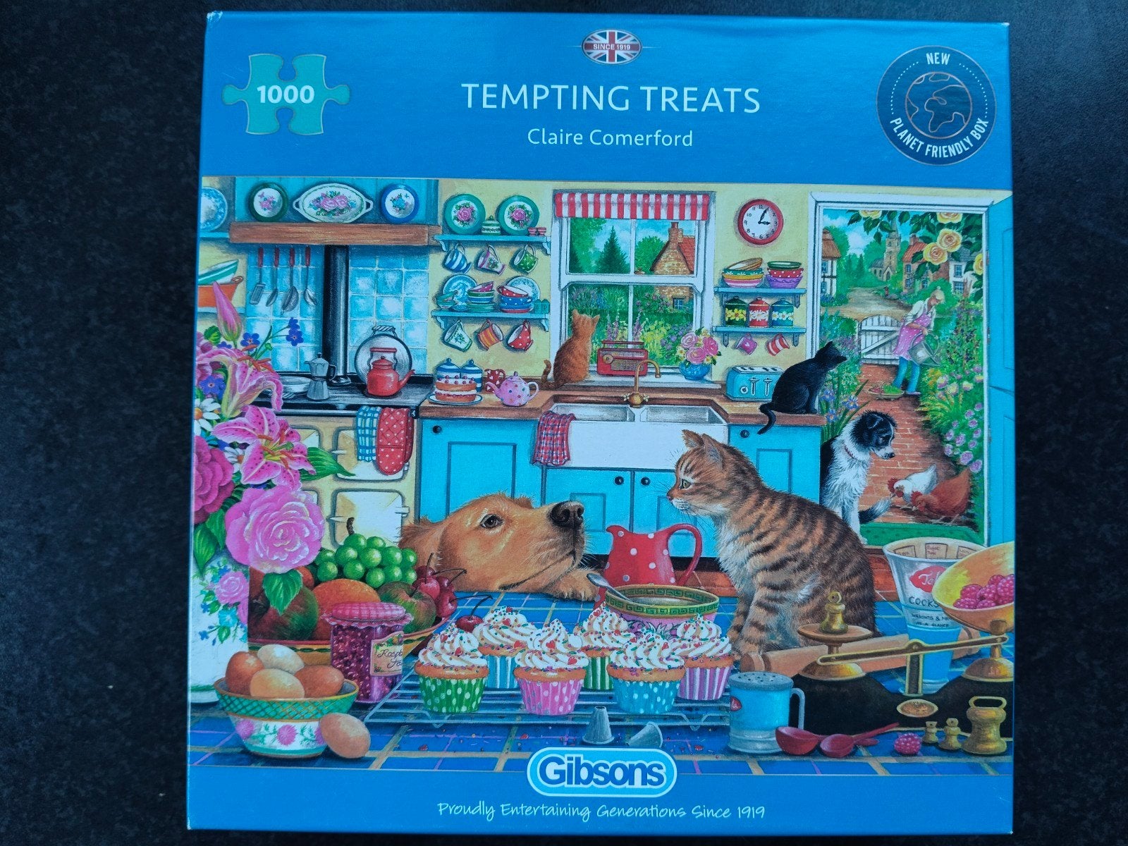 Tempting treats, Gibsons puzzel te koop, Ophalen of Verzenden, 500 t/m 1500 stukjes, Zo goed als nieuw, Legpuzzel