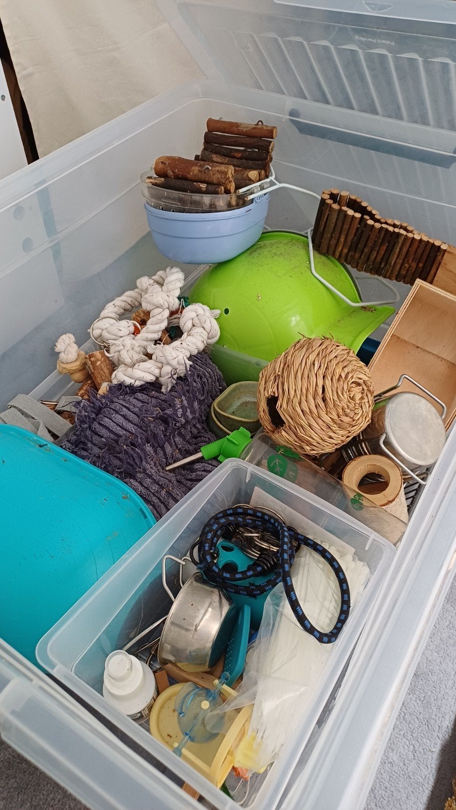 Hamster en ratten spulletjes, Ophalen