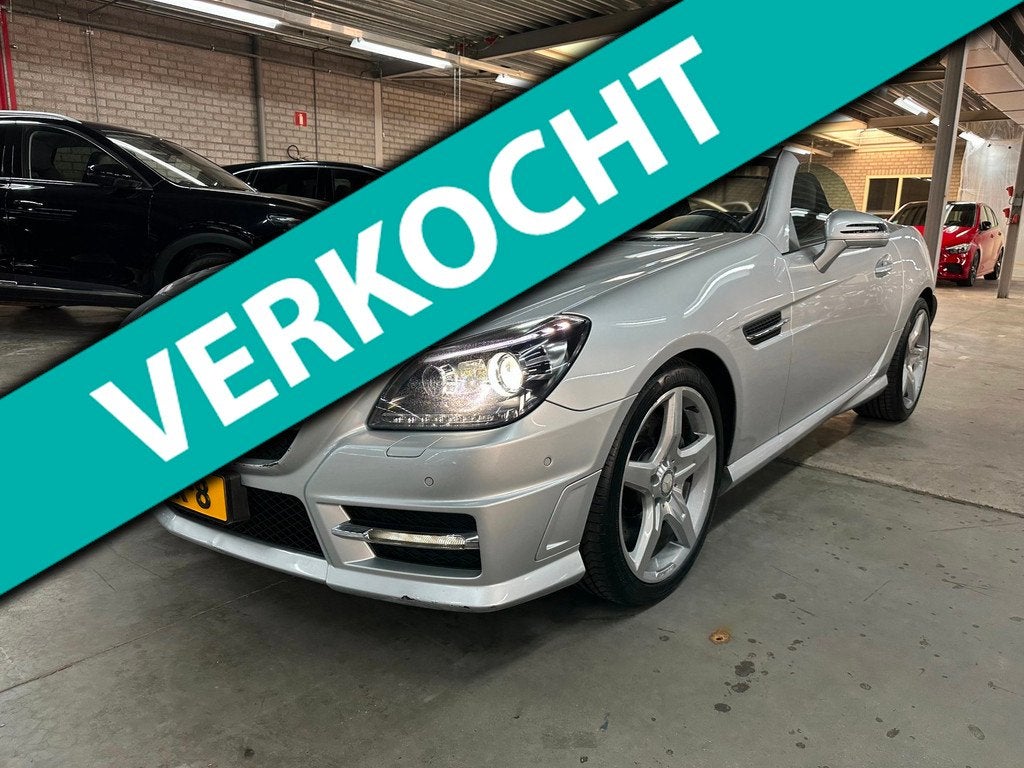 Mercedes-Benz SLK-klasse 200 AMG, Xenon, Leder, Airscraf, Auto's, Mercedes-Benz, Automaat, Euro 5, Gebruikt, 4 cilinders