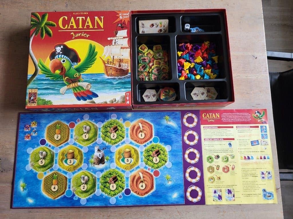 spel Kolonisten van Catan junior, Een of twee spelers, Ophalen of Verzenden, Zo goed als nieuw