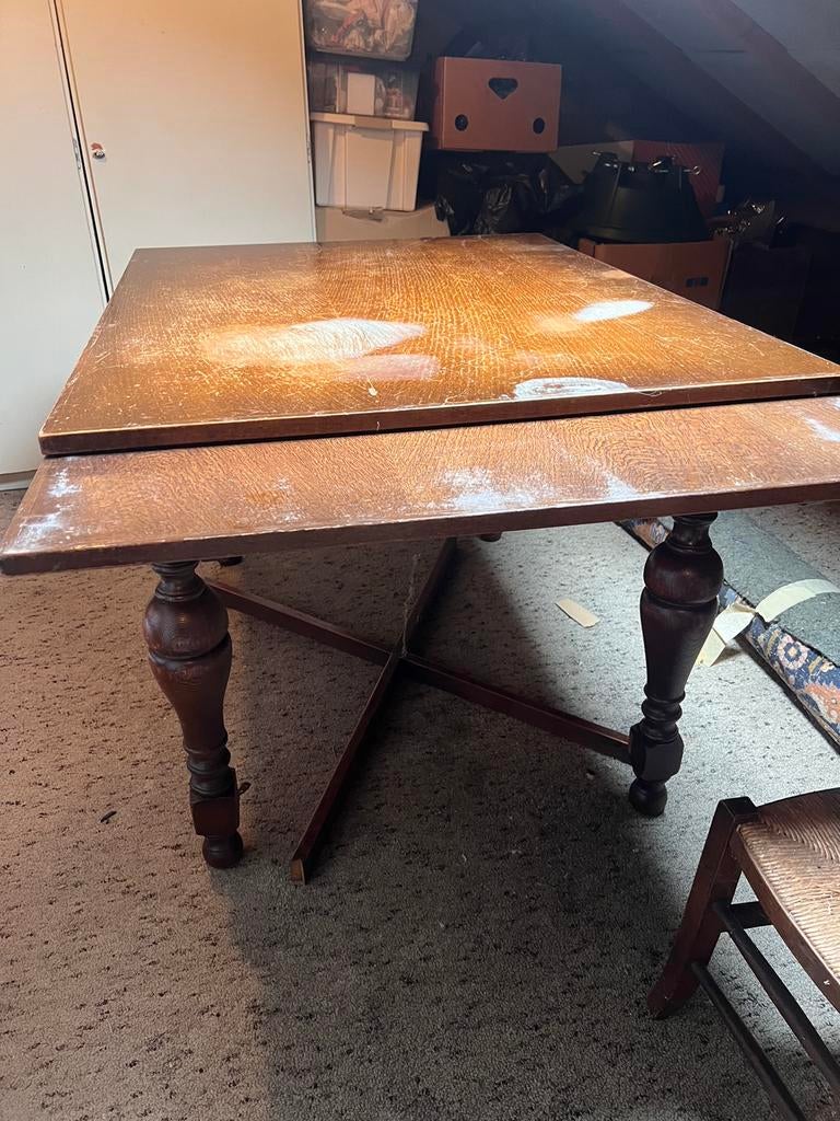 Oude antieke tafel, Ophalen of Verzenden