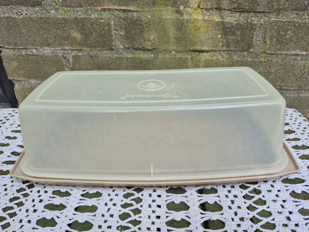 Tupperware cakedoos, Ophalen of Verzenden, Gebruikt, Overige typen, Met deksel