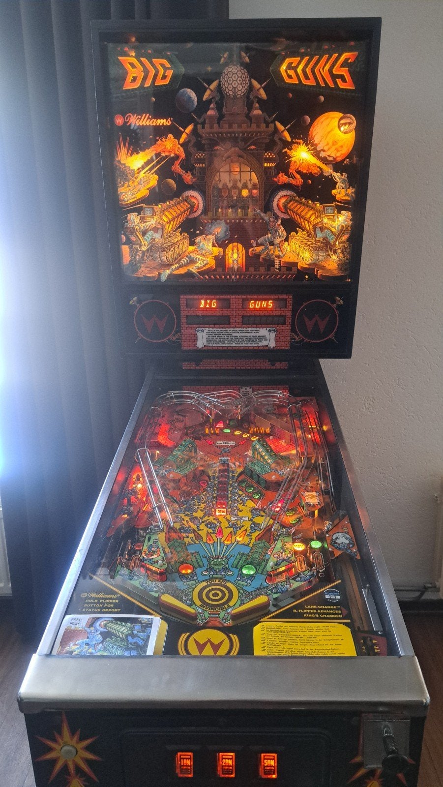 flipperkast big guns williams, Verzamelen, Automaten | Flipperkasten, Ophalen, Gebruikt, Flipperkast, Williams