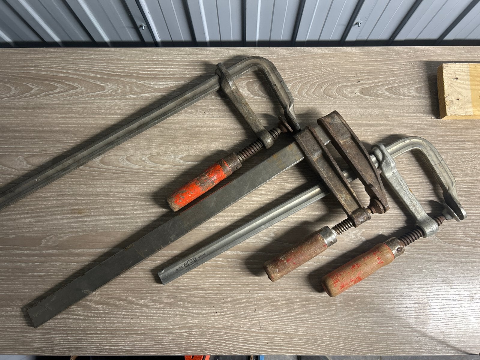 3x Grote Lijmklemmen - Bessey en Overige, Ophalen, Gebruikt, Ov, Overige merken
