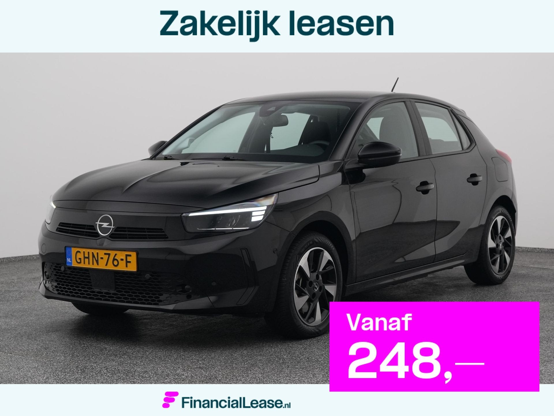 Opel Corsa-e Electric 50 kWh | CAMERA | CARPLAY, Gebruikt, Met garantie (alle), Zwart, Origineel Nederlands