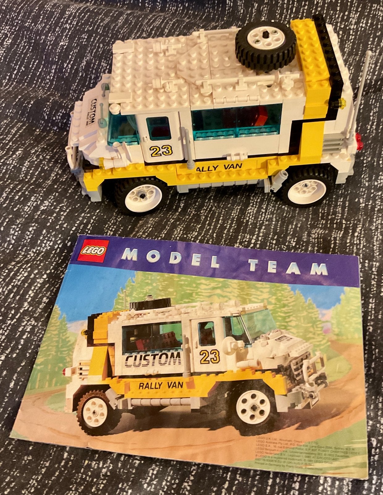 Lego Model Team 5550 Custom Rally Van, Ophalen, Zo goed als nieuw