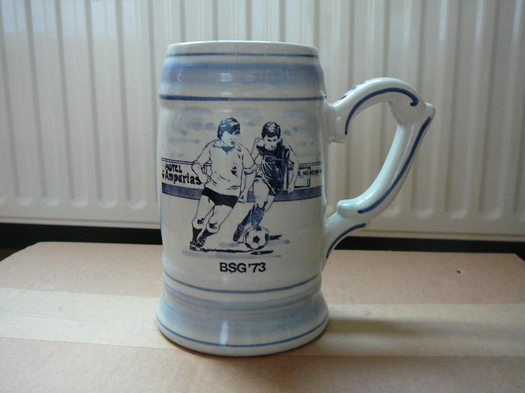 Delfts blauwe bierpul BSG 73, 16,5 cm. Hoog, Antiek en Kunst, Ophalen of Verzenden