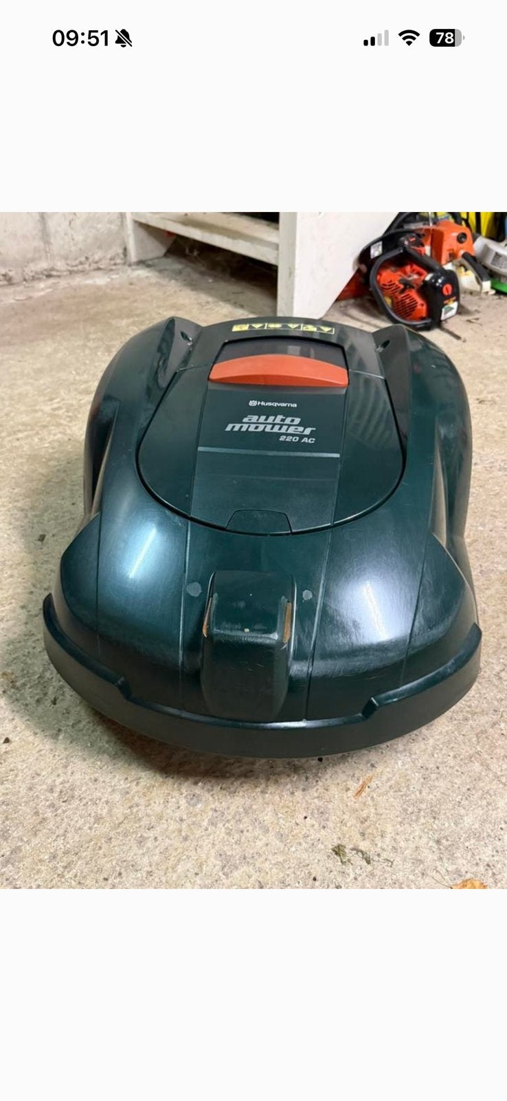 Robotmaaier Husqvarna Automower 220 AC, Ophalen of Verzenden, Gebruikt, 20 tot 25 cm, Husqvarna