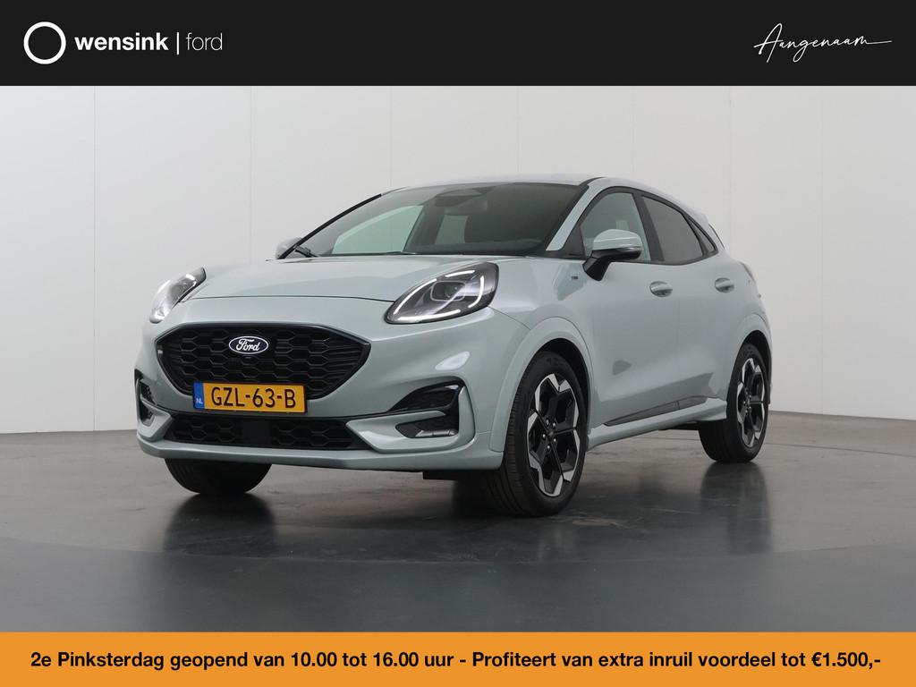 Ford Puma 1.0 EcoBoost Hybrid ST-Line X | Trekhaak | Winterp, Auto's, Ford, Bedrijf, Te koop, Puma, ABS, Achteruitrijcamera, Airbags
