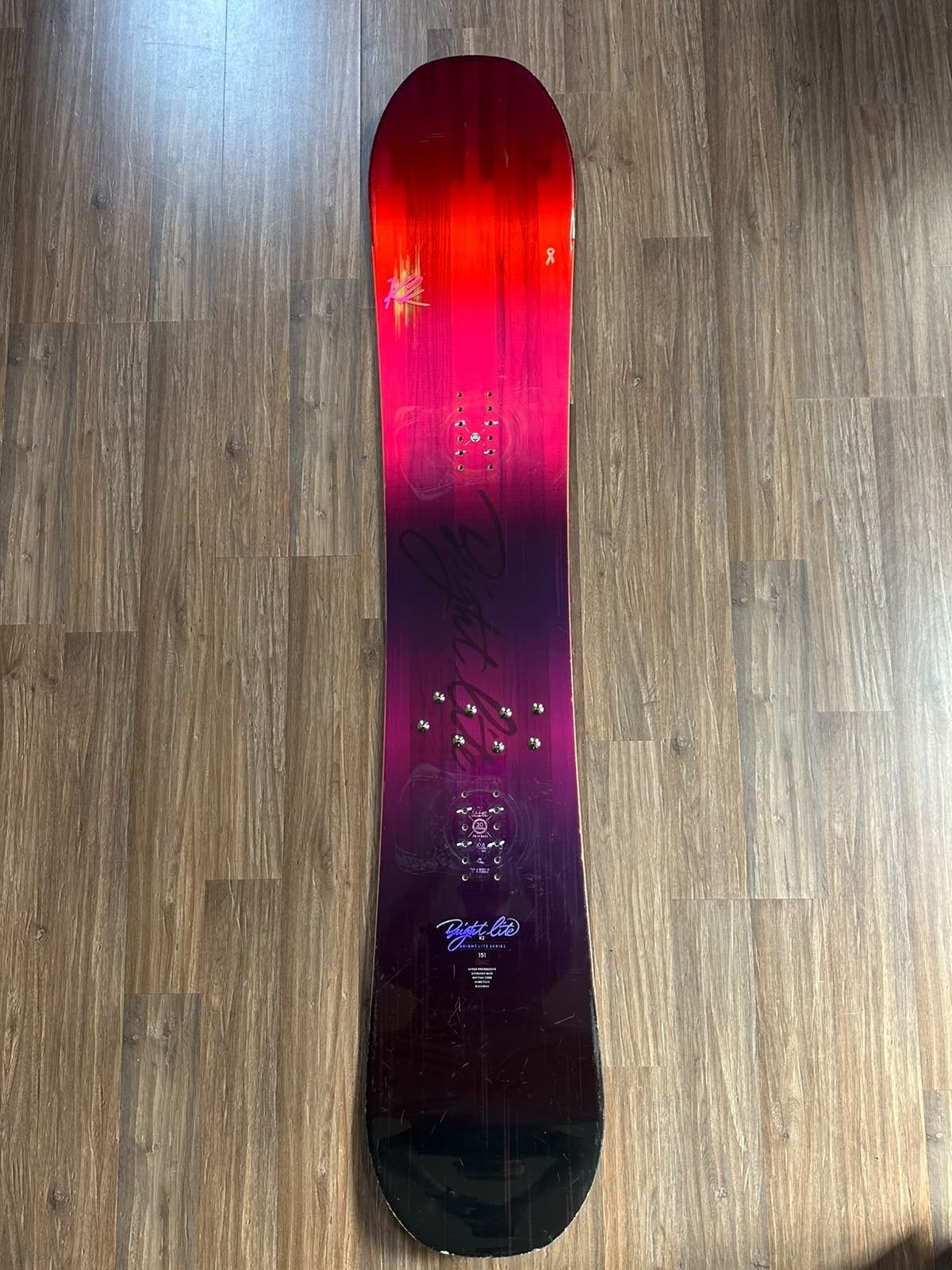 K2 Bright Lite Snowboard 151 cm - Dames, Ophalen of Verzenden, Gebruikt, Board