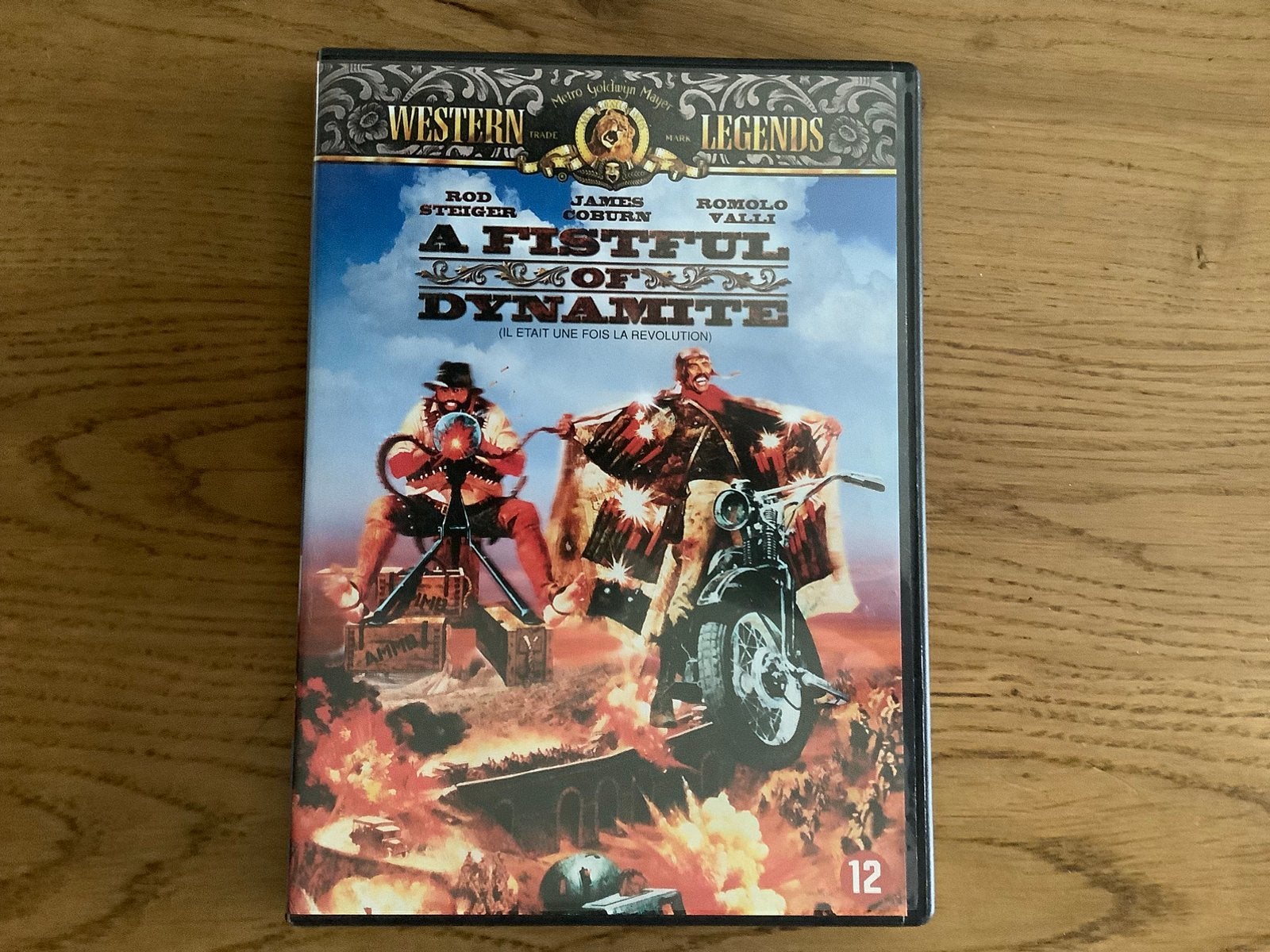 A Fistful of Dynamite, Sergio Leone, J Coburn, Rod Steiger., Ophalen of Verzenden, Zo goed als nieuw, Actie en Avontuur
