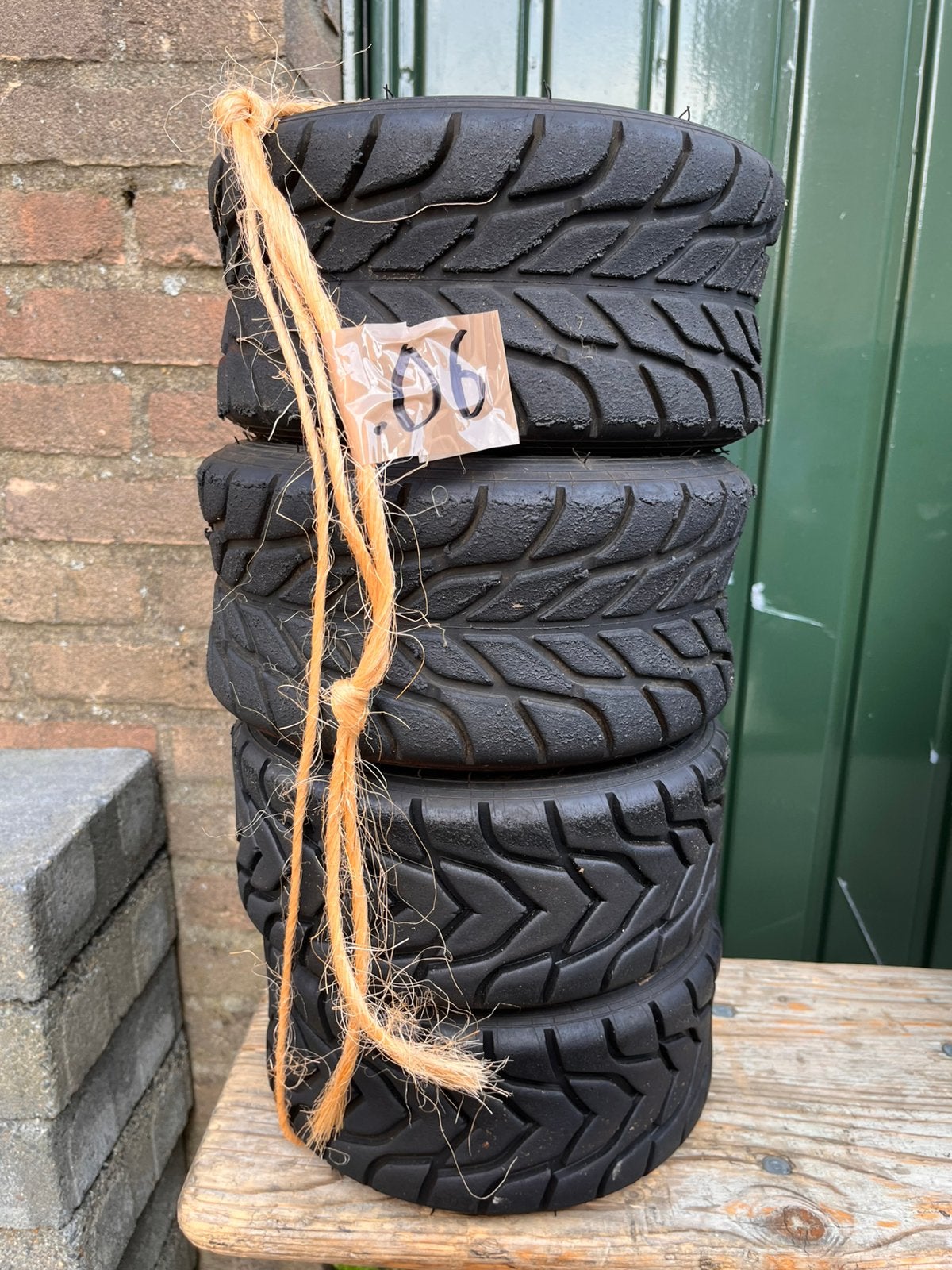 Regenbanden kartbanden mini mojo, Ophalen of Verzenden, Gebruikt