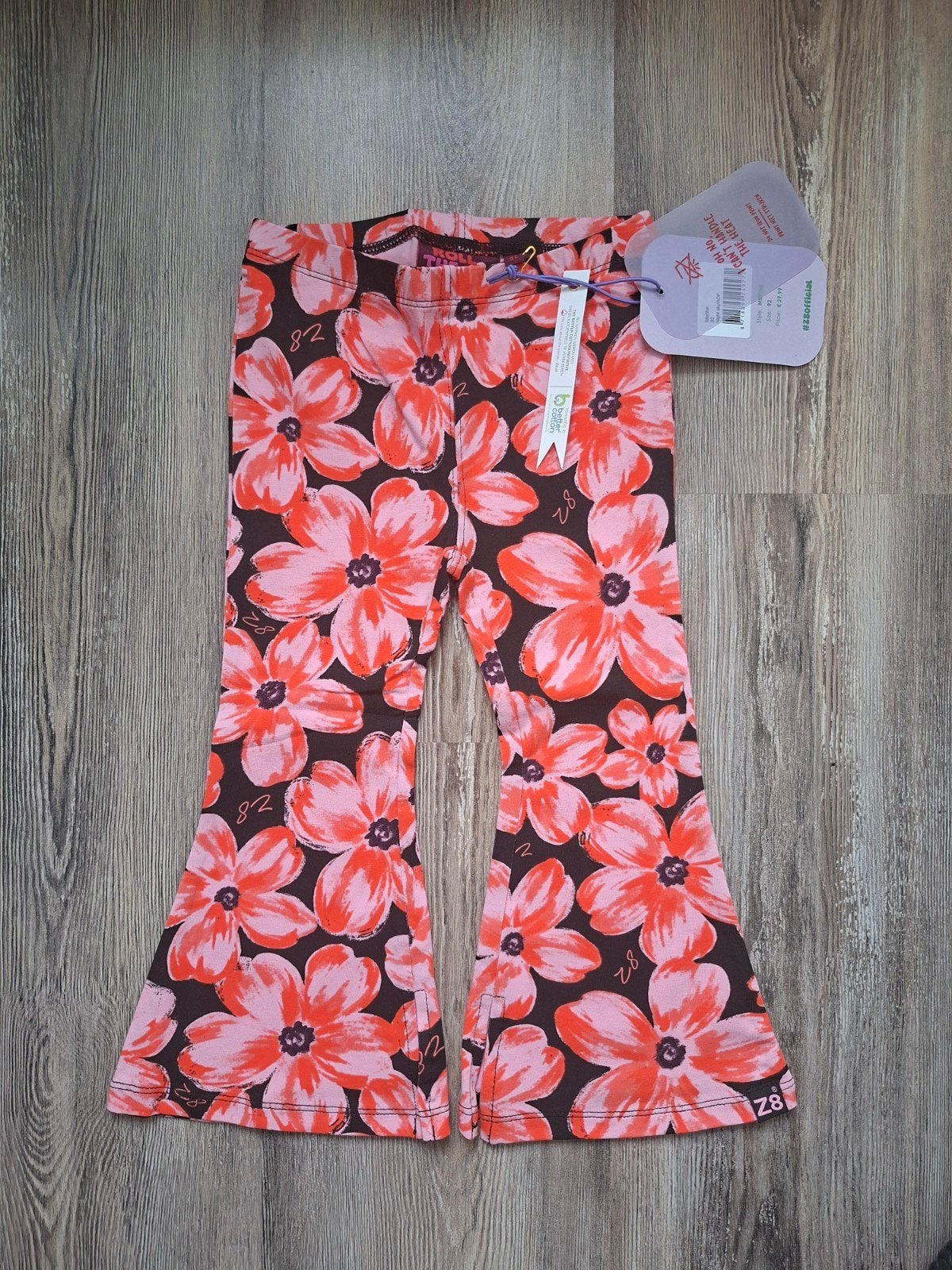 Nieuwe Z8 flair broek maat 92 met bloemenprint, Broek, Meisje, Z8, Nieuw
