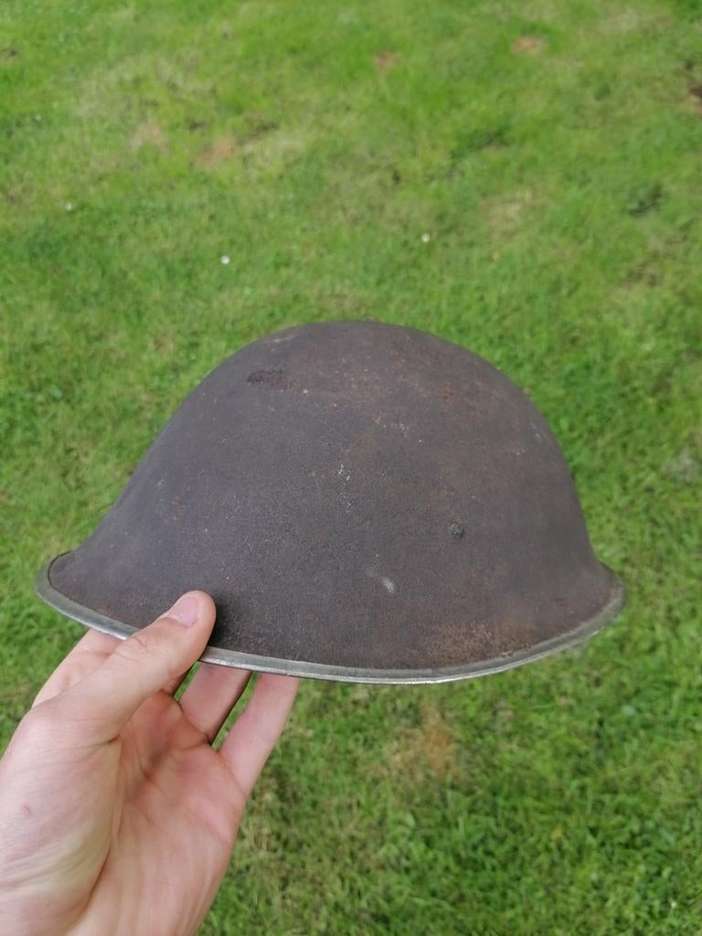 WO2 Britse turtle helm, Ophalen of Verzenden, Landmacht, Engeland, Helm of Baret