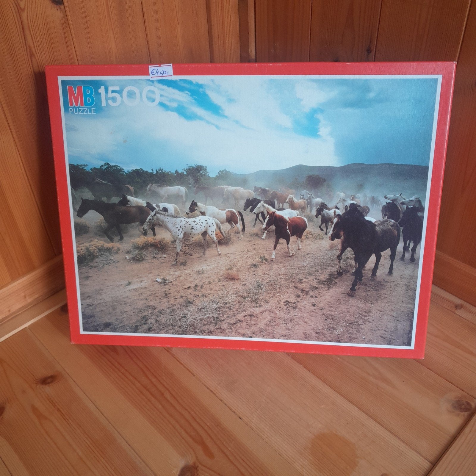 MB Puzzle Master 1500 stukjes - Camargue Paarden, Ophalen of Verzenden, Meer dan 50 stukjes, Gebruikt, 6 jaar of ouder