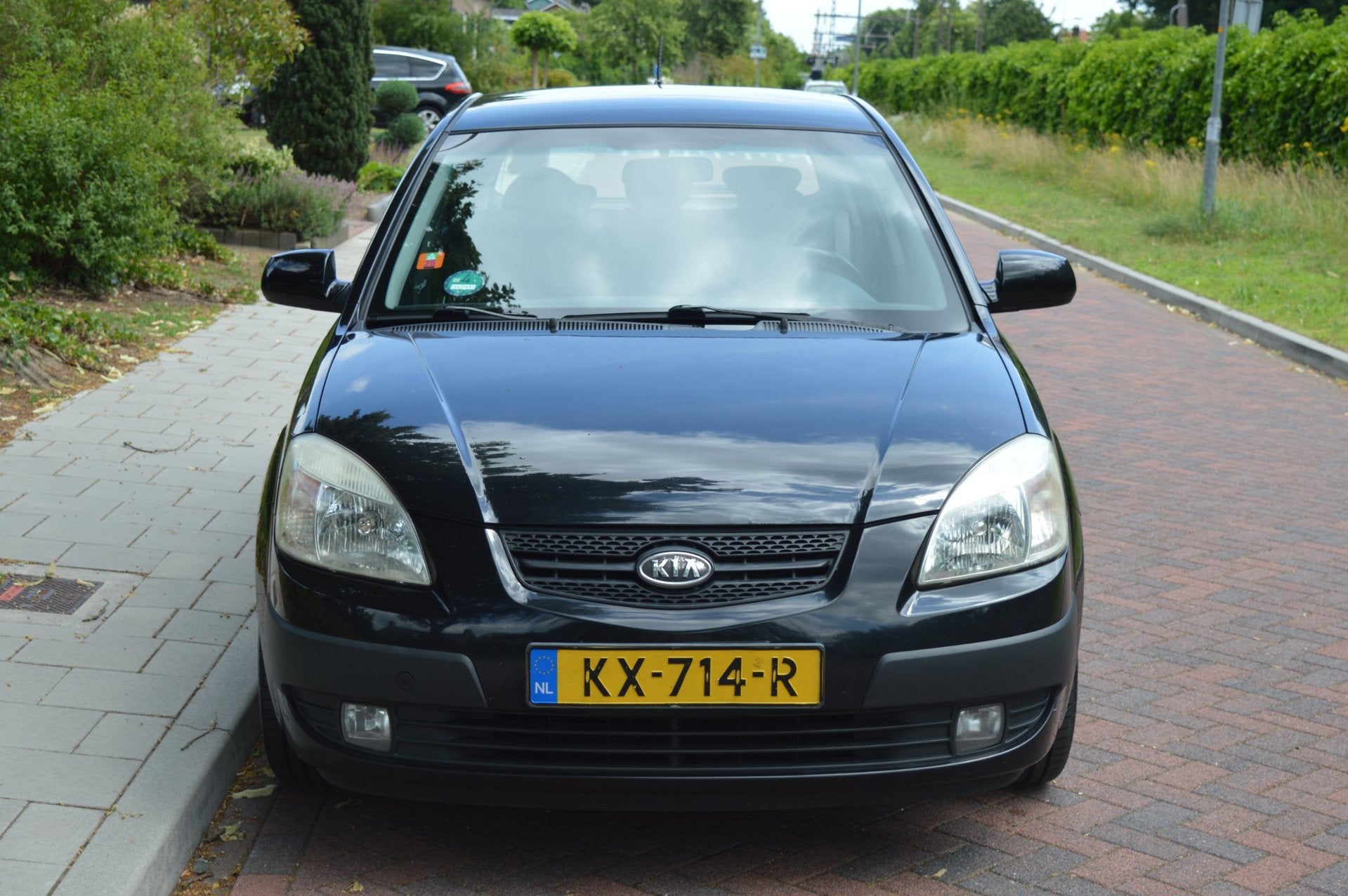 Kia Rio 1.4 L Goed onderhouden/nw airco, Stof, Gebruikt, 4 cilinders, 1054 kg
