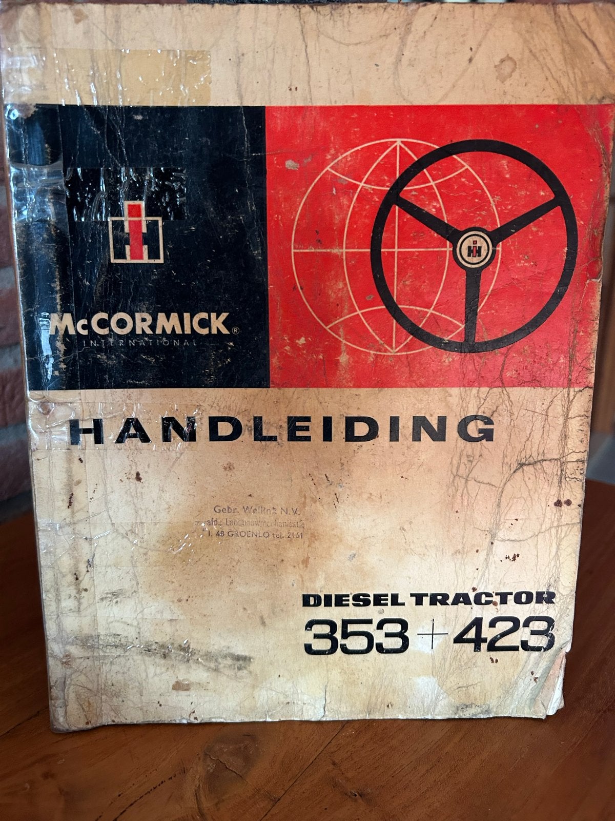 McCormick International Diesel Tractor 353 + 423 Handleiding, Ophalen of Verzenden, Gelezen, Overige merken