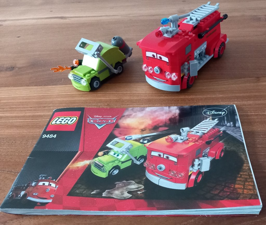 lego 9484-1 lego Cars II, Red's water Rescue (2012), Lego, Inclusief instructies, Ophalen of Verzenden, Zo goed als nieuw