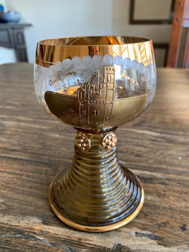 Sierglas/ Roemer - Gruss aus Bingen, Ophalen of Verzenden