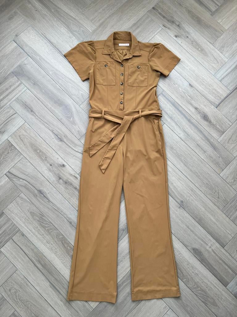 Studio anneloes bliz summer jumpsuit M mustard travelstof, Maat 38/40 (M), Ophalen of Verzenden, Zo goed als nieuw