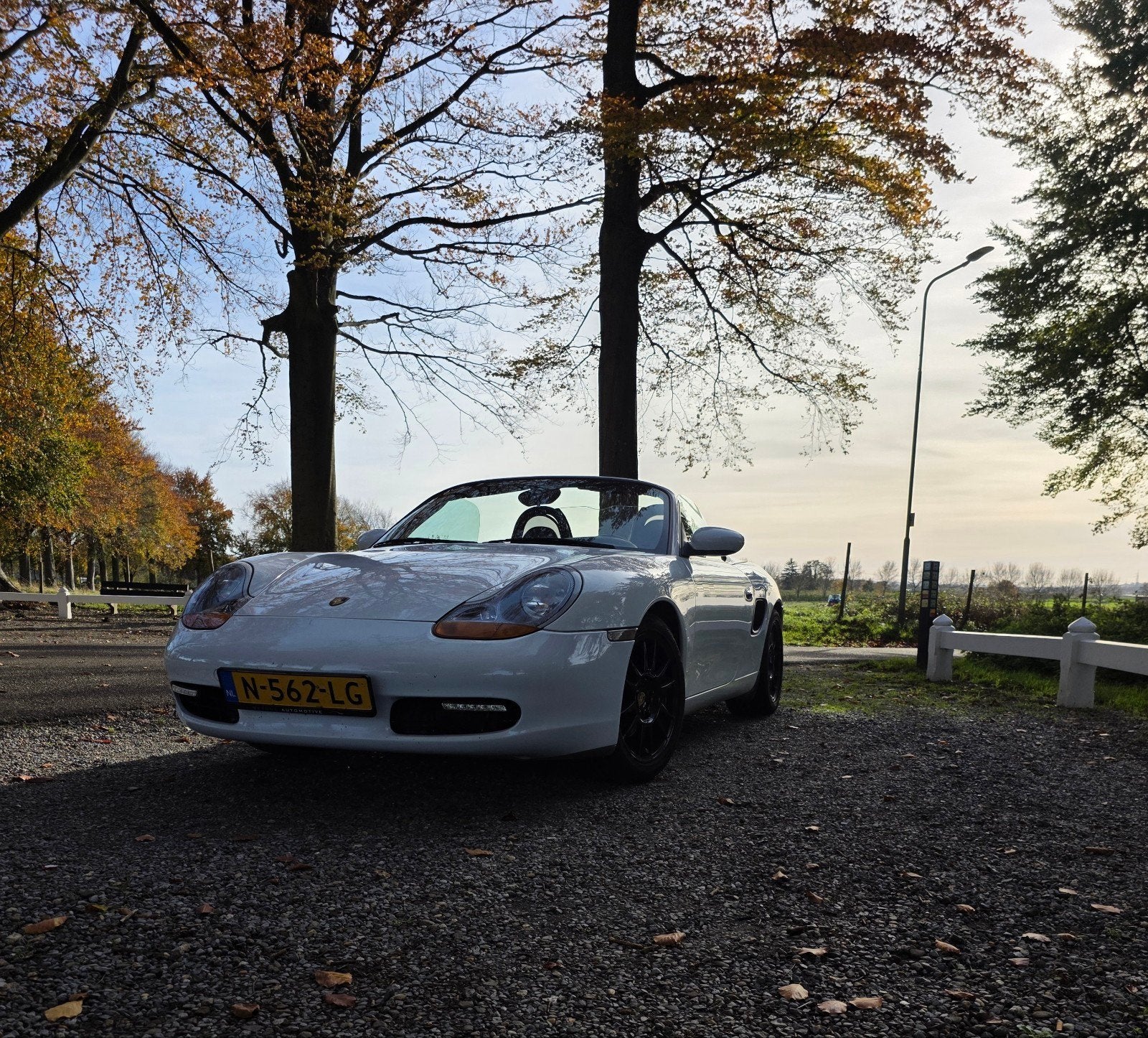 Porsche 1997 Wit, Auto's, Porsche, Particulier, Boxster, Benzine, Cabriolet, Automaat, Geïmporteerd, Wit, Leder, BTW verrekenbaar