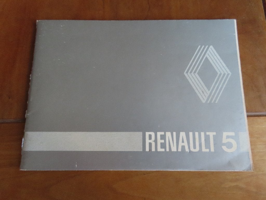 Instructieboek Renault 5 1981, zeer mooie staat!, Auto diversen, Handleidingen en Instructieboekjes, Ophalen of Verzenden