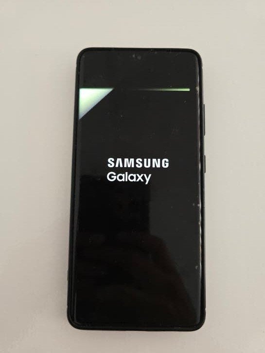 Samsung Galaxy S21 Ultra 256GB - werkt, scherm soms geel, Ophalen, Gebruikt, Zwart, Touchscreen