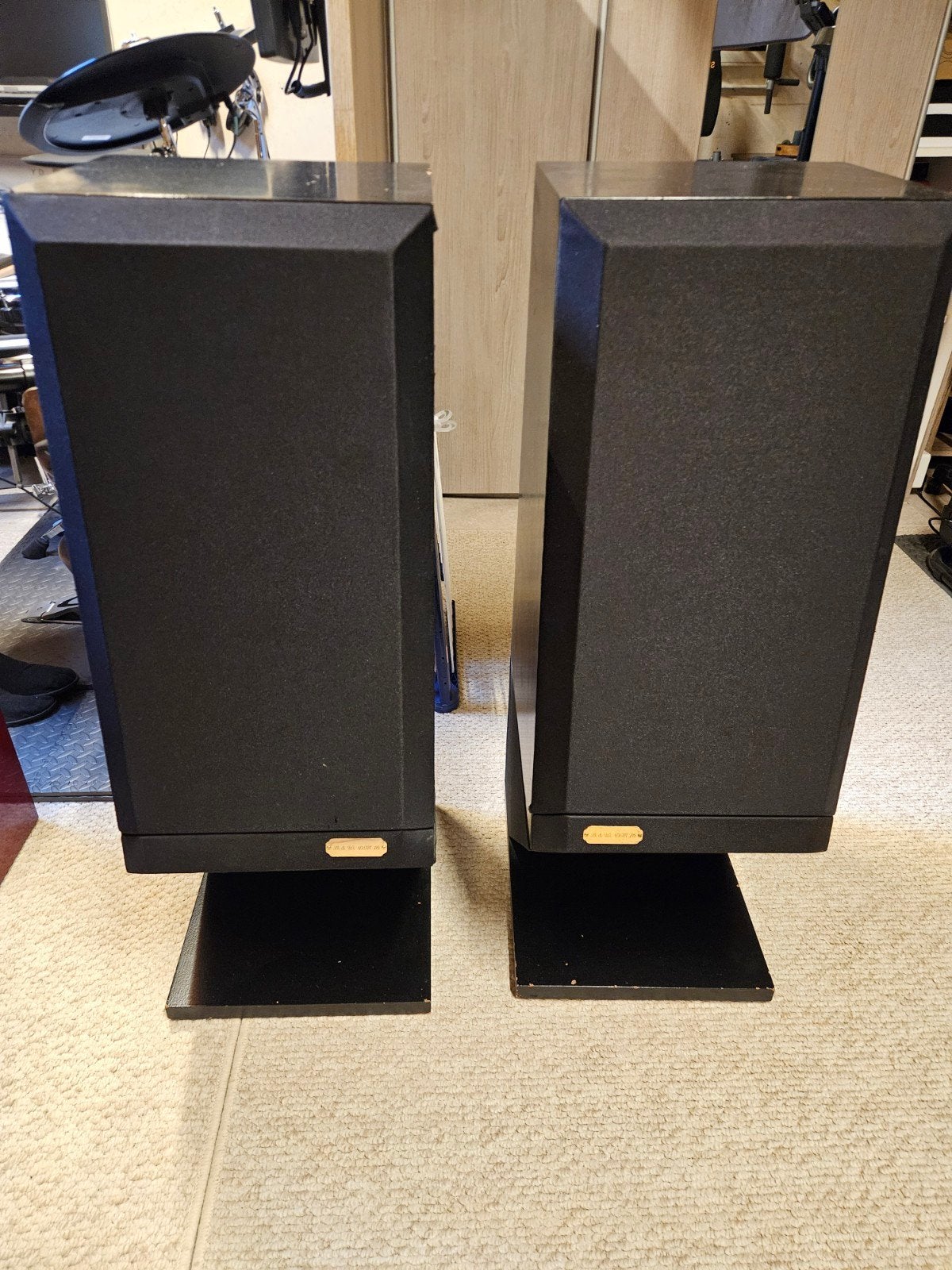 B&W Bower & Wilkins DM16 Speakers, Audio, Tv en Foto, Luidsprekers, Ophalen, 120 watt of meer, Front, Rear of Stereo speakers