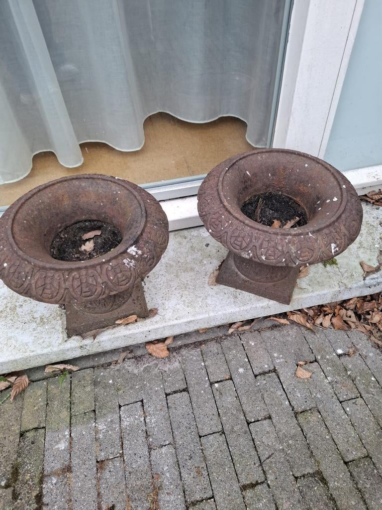 Mooie oude tuinpotten tuinvazen, Tuin en Terras, Tuinvazen, Ophalen, Gebruikt