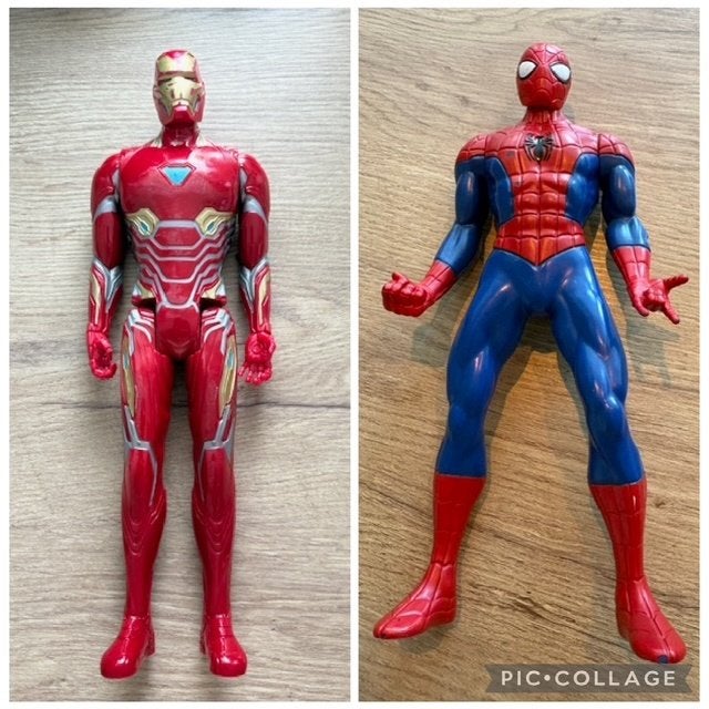 Hasbro iron man Hasbro spider-man, Ophalen of Verzenden, Zo goed als nieuw