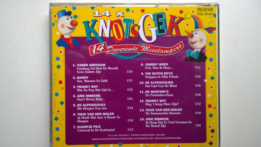 14x Knotsgek, Ophalen of Verzenden, Zo goed als nieuw, Nederlandstalig