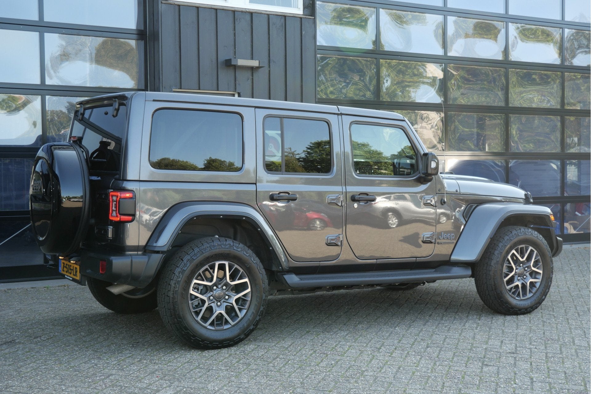 Jeep Wrangler Unlimited 4xe 380 80th Anniversary | LED | Cam, Auto's, Jeep, 4 cilinders, Cabriolet, 2248 kg, Bedrijf