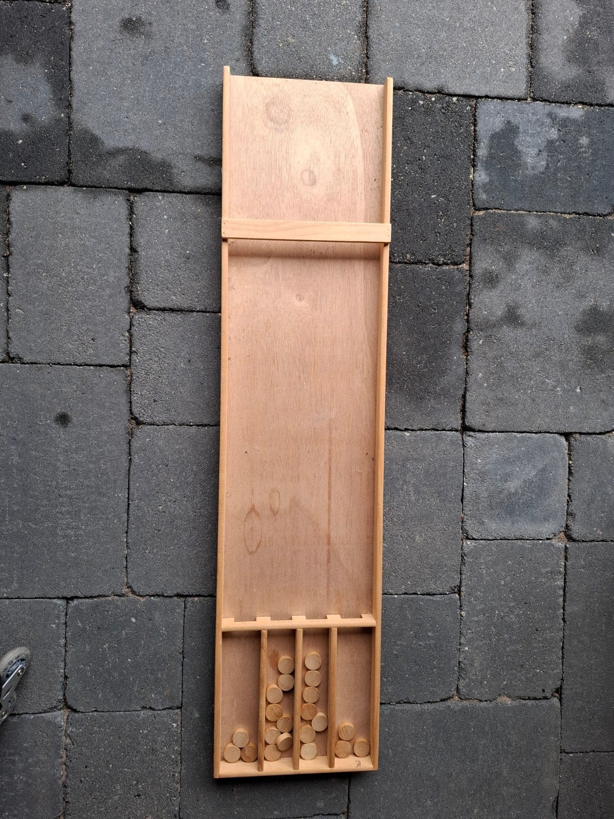 Sjoelbak 'klein model' - 120 cm lang, Ophalen, Gebruikt