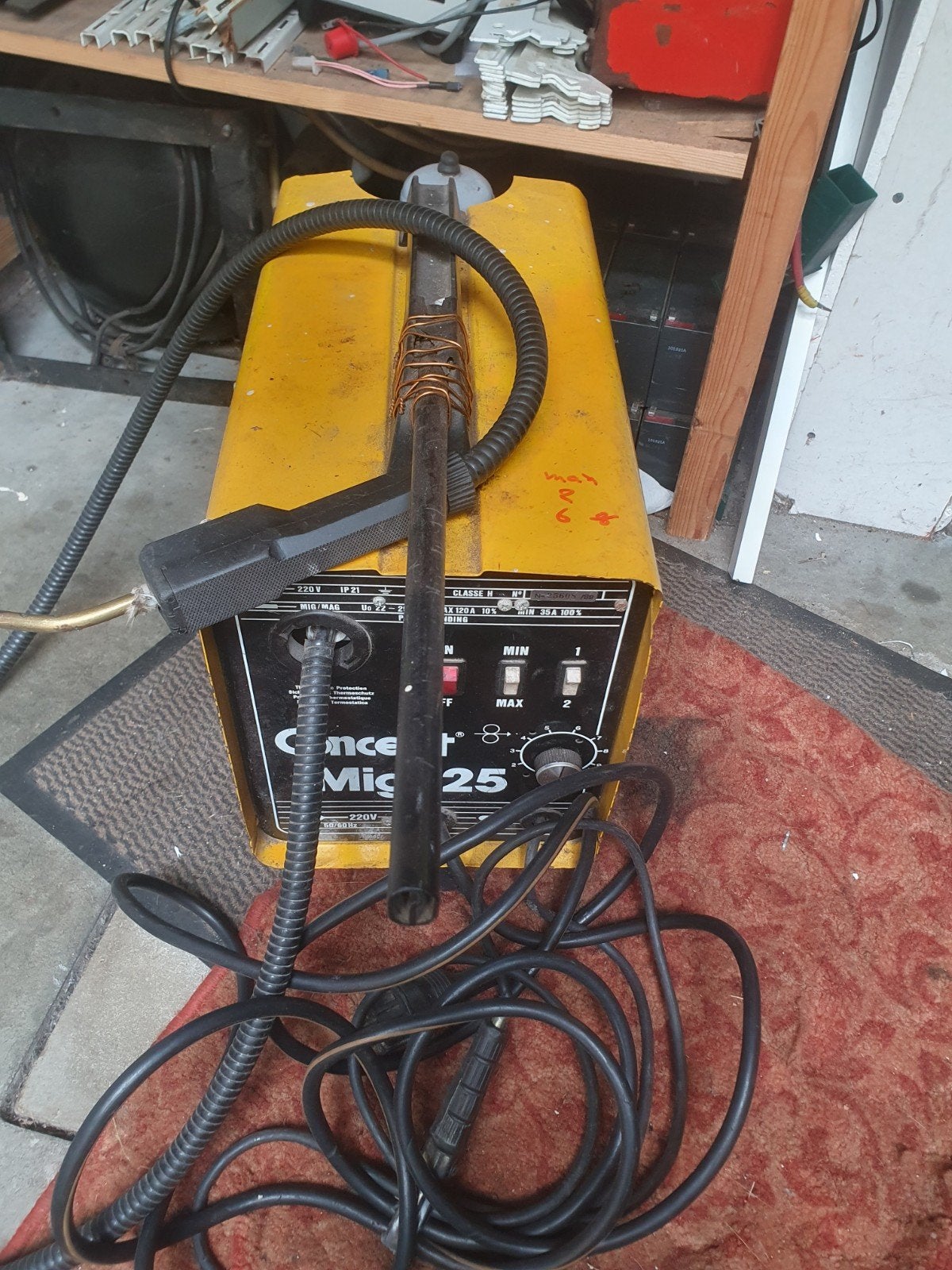 MIG lasapparaat met nieuwe CO2 fles defect, Ophalen of Verzenden, Gebruikt, Co2