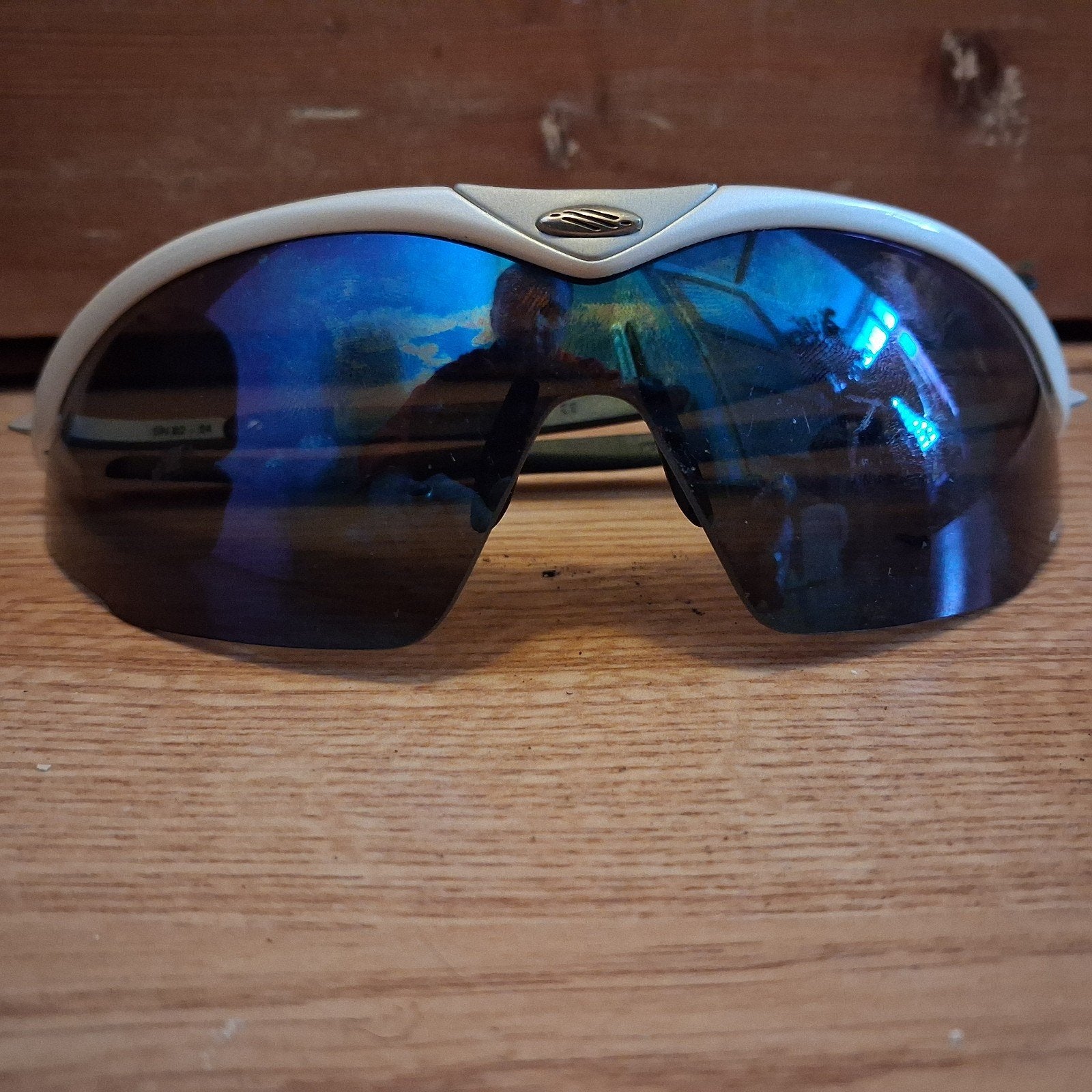 Rudy project freeon racing zonnebril, Ophalen of Verzenden, Zo goed als nieuw, Blauw, Overige merken