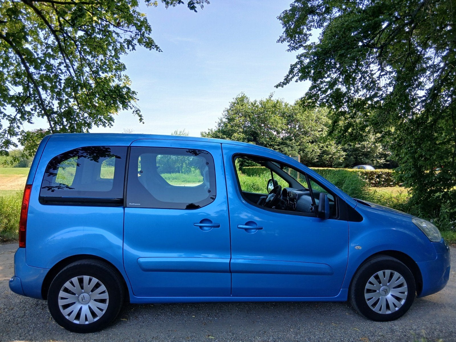 Berlingo Multispace 1.6 VTI Airco Trekhaak 2xSchuifdeur Apk, Auto's, Voorwielaandrijving, Stof, Blauw, 75 €/maand