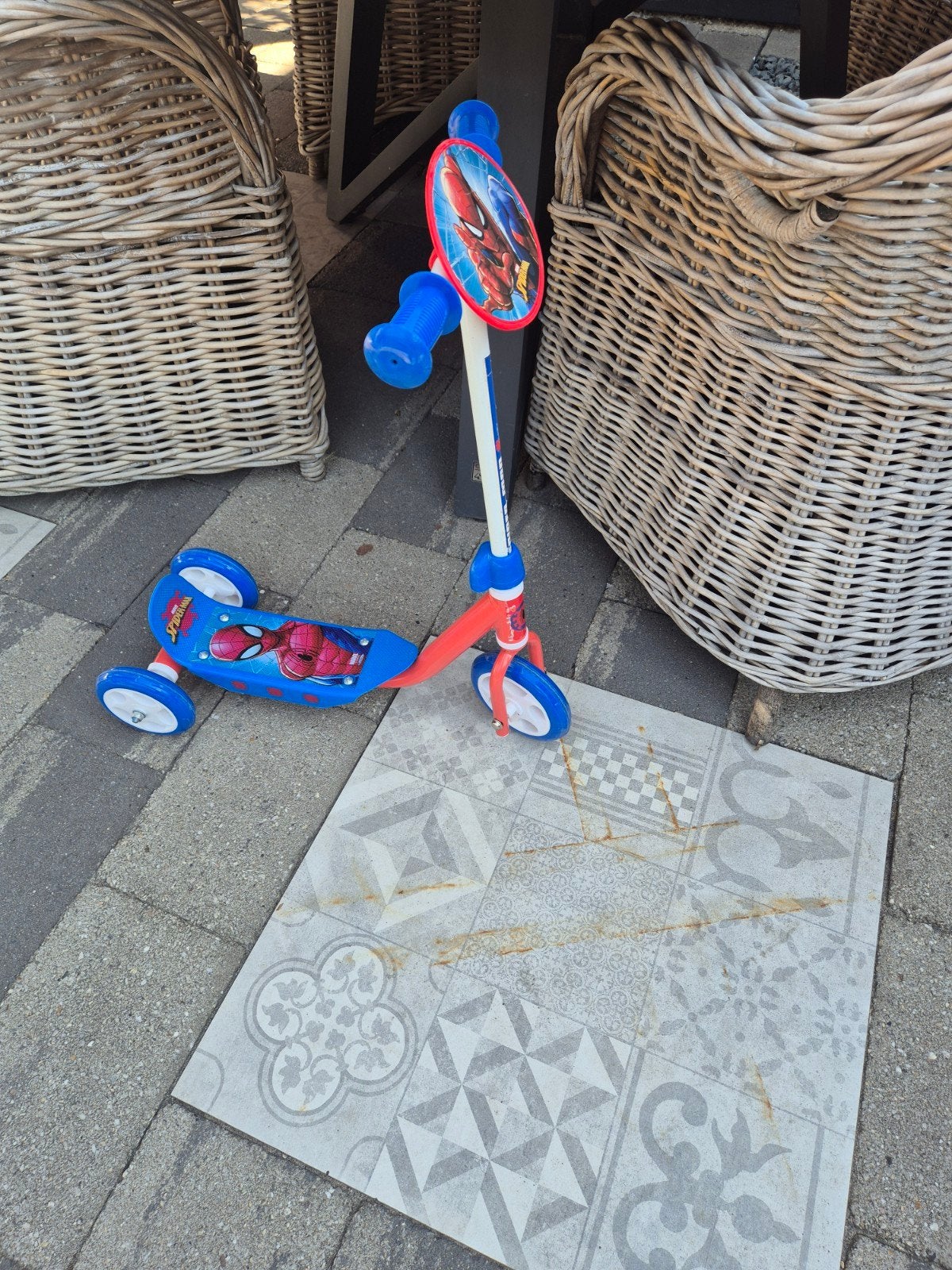 spiderman step, Ophalen, Zo goed als nieuw, Gewone step