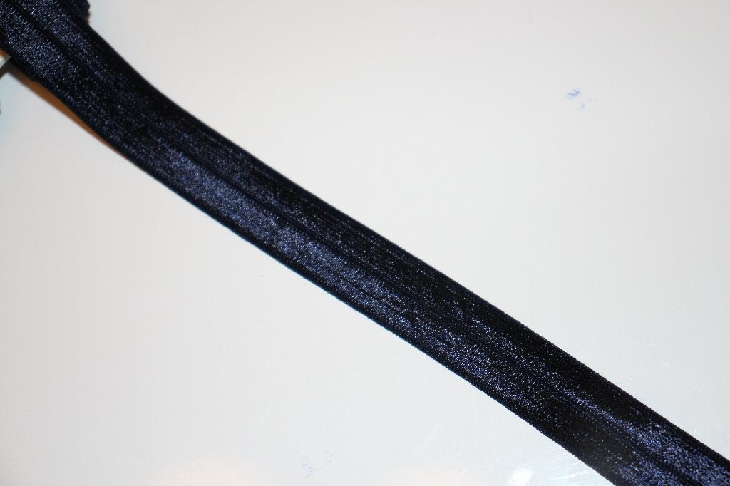 Elastische biaisband 15mm - donker blauw #3364, Ophalen of Verzenden, Nieuw, Lint, Band of Elastiek