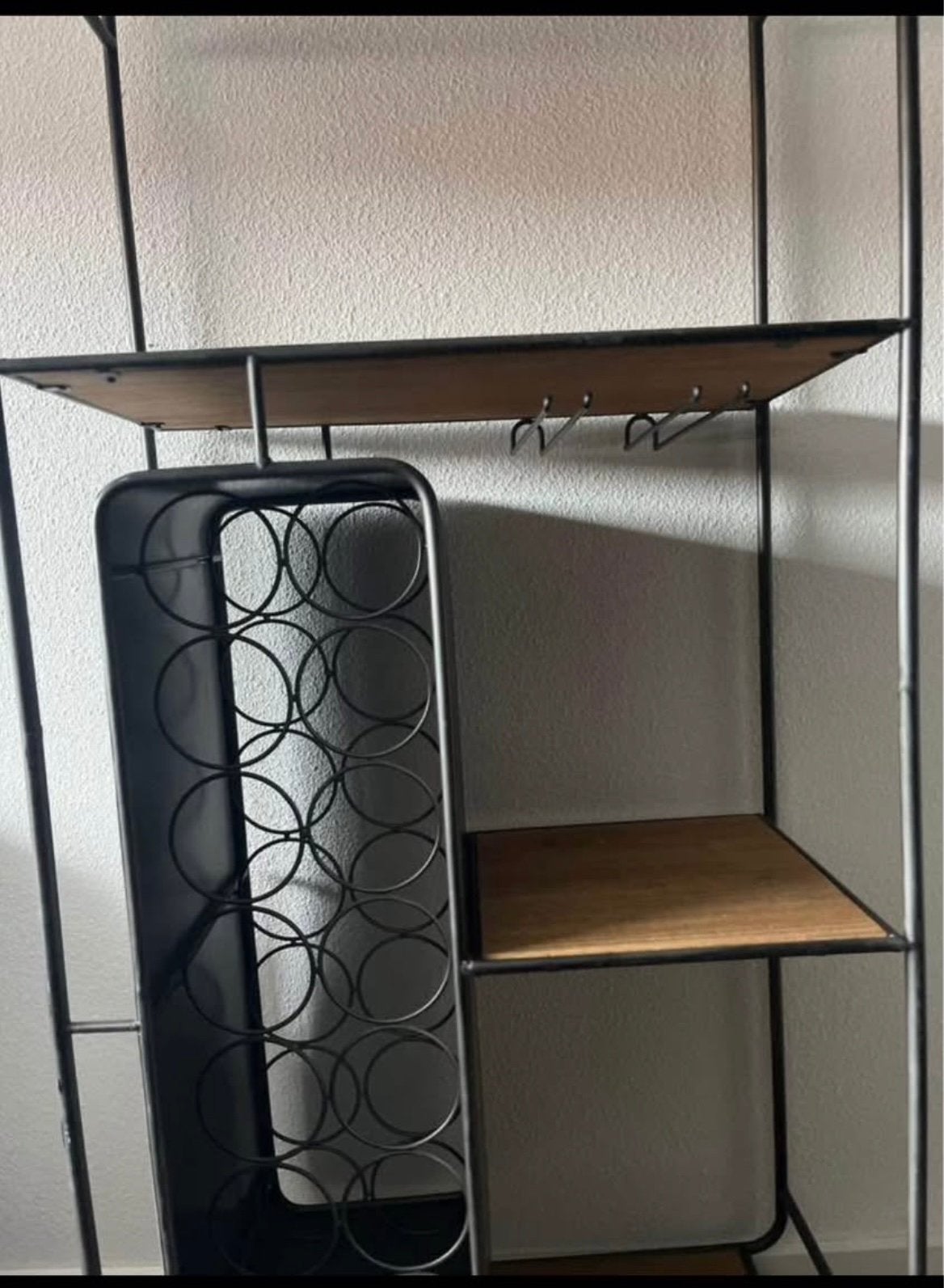 Stoere industriële wijnrek / kast, Huis en Inrichting, Ophalen, Zo goed als nieuw
