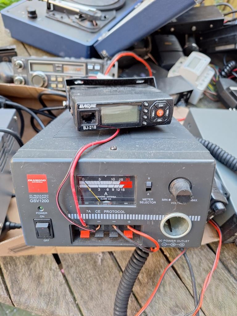 Diamond GSV1200 voeding met Baofeng BJ-218 transceiver, Telecommunicatie, Zenders en Ontvangers, Ophalen of Verzenden, Gebruikt
