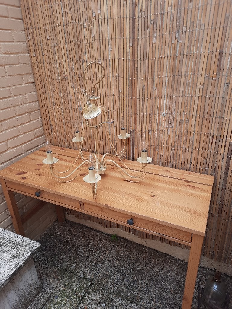 Hanglamp, Huis en Inrichting, Lampen | Hanglampen, Ophalen, Gebruikt, Metaal, Minder dan 50 cm