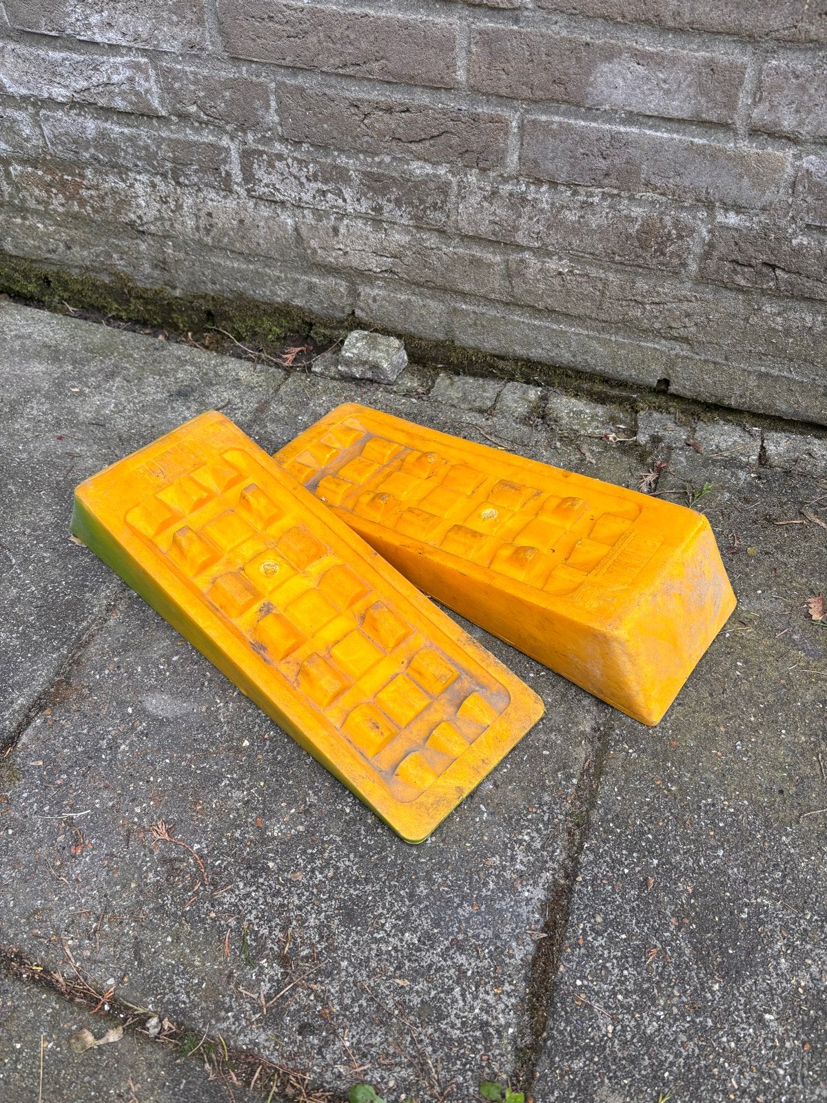Gebruikte Fiamma oprijblokken voor camper of caravan, Ophalen, Gebruikt