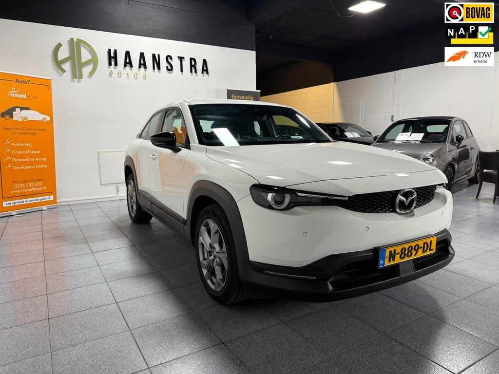 Mazda MX-30 E-SkyActiv 145 36 kWh (SOH 94%) BTW Auto! NL Aut, Auto's, Mazda, 145 pk, Stof, Gebruikt, Beige