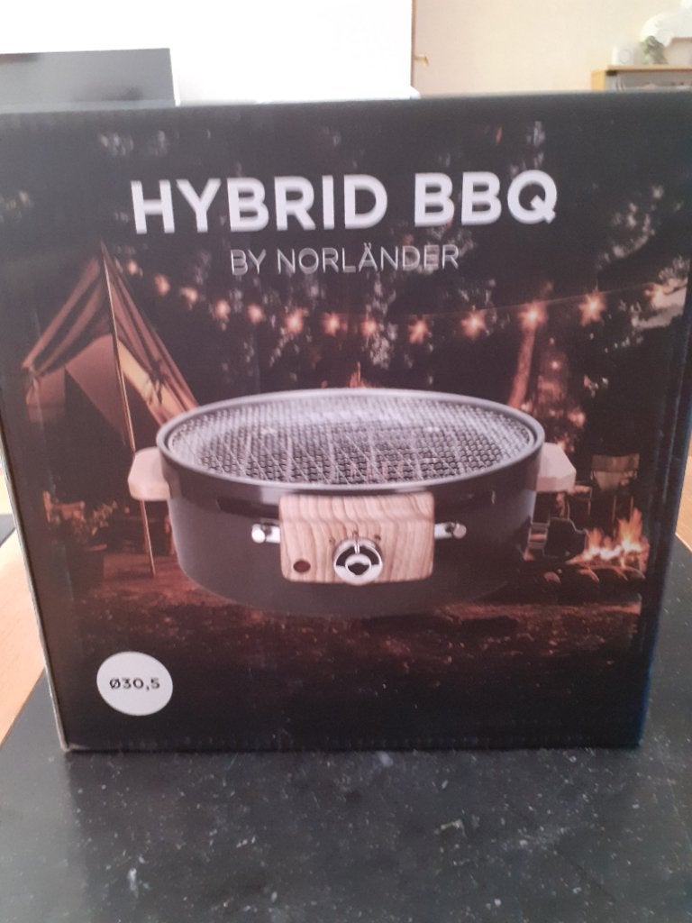 Hybride bbq, Tuin en Terras, Elektrische barbecues, Ophalen, Nieuw, NORLÄNDER OUTDOOR