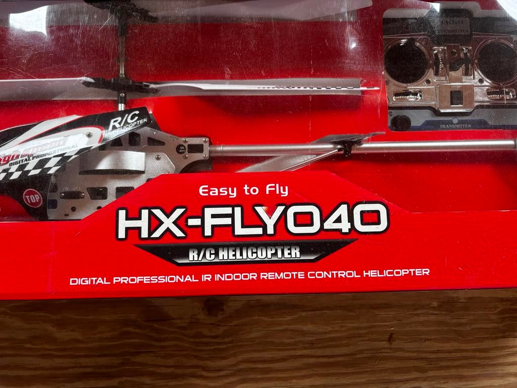 HX-FLY040 R/C Helikopter - Nieuw in doos, Hobby en Vrije tijd, Elektro, RTF (Ready to Fly), Helikopter, Nieuw