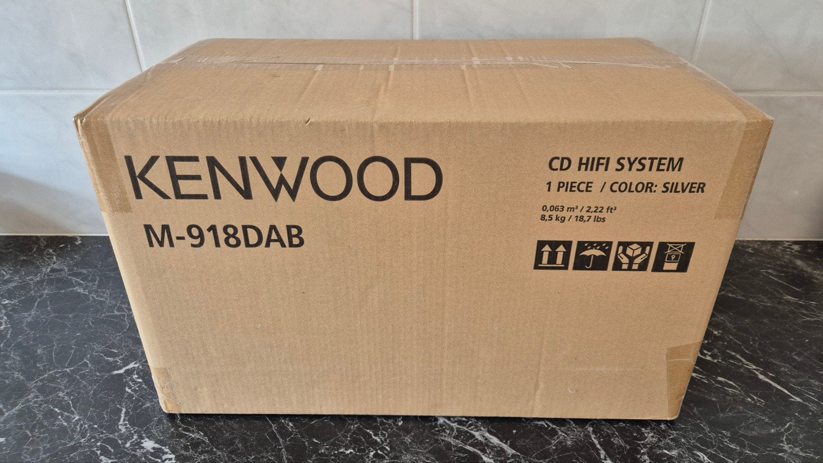 Kenwood M-918DAB CD Hifi Systeem Zilver, Ophalen