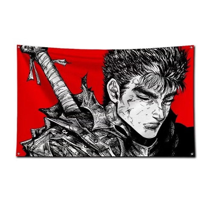 Grote vlaggen Berserk anime (150x90cm), Ophalen of Verzenden, Nieuw