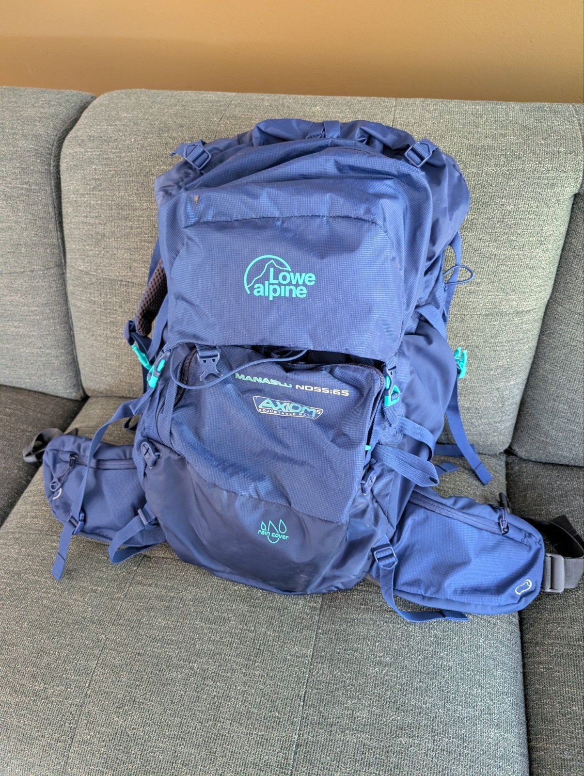Lowe Alpine Manaslu ND55:65 Trekkingrugzak/Backpack - Dames, Ophalen of Verzenden, Zo goed als nieuw