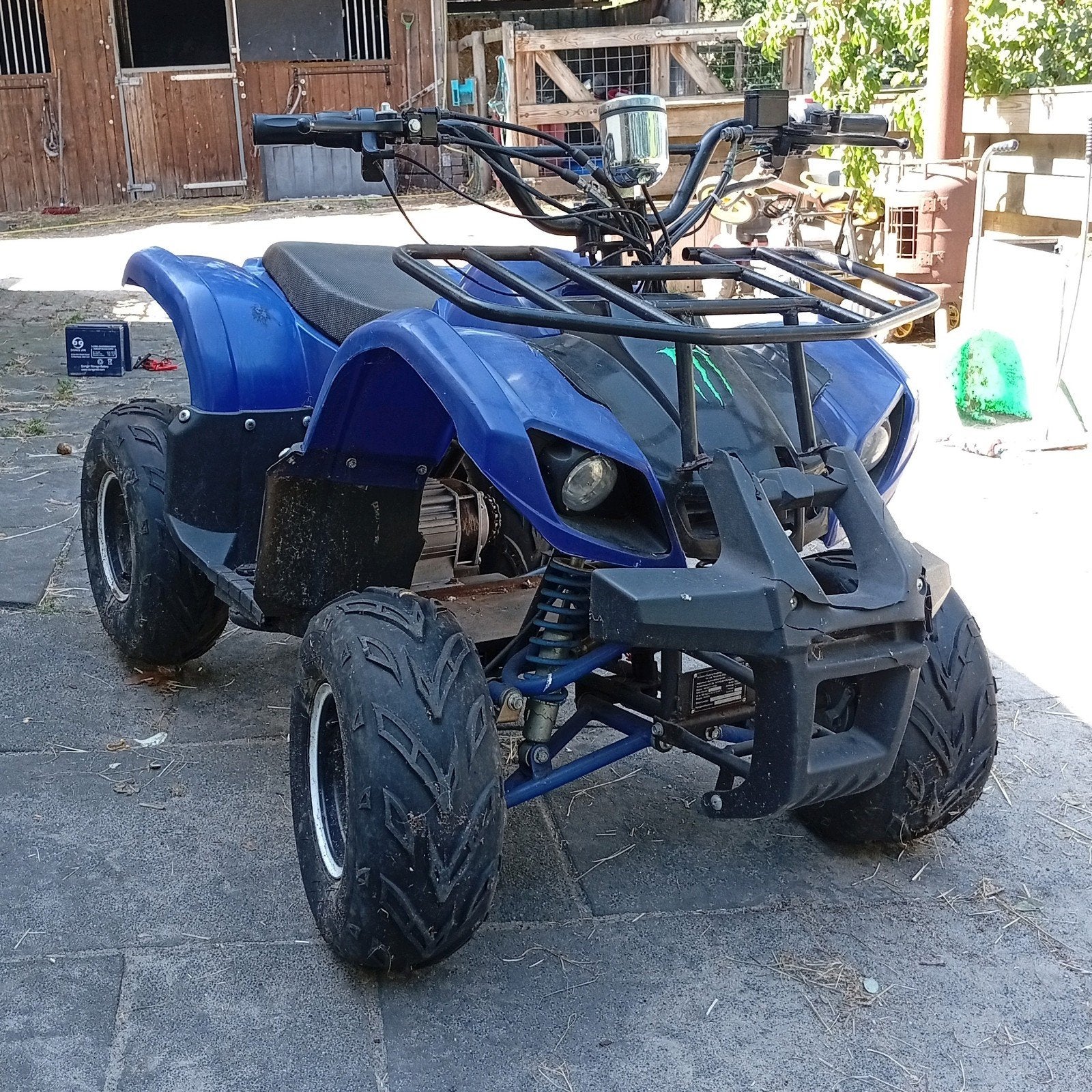 kinder quad te koop, Ophalen